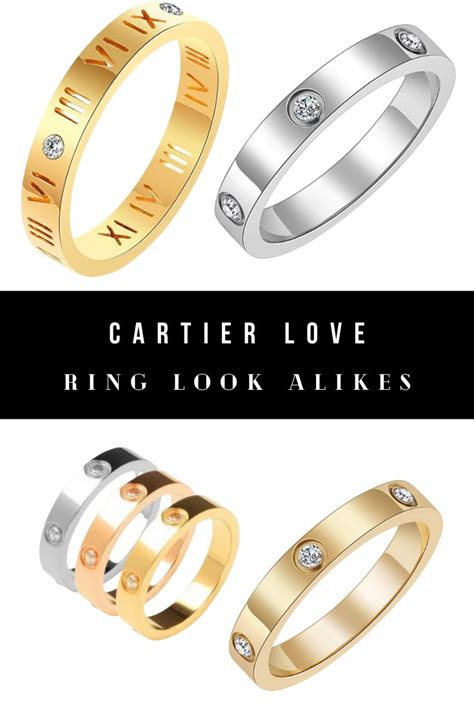 real cartier love ring|cartier love ring look alike.